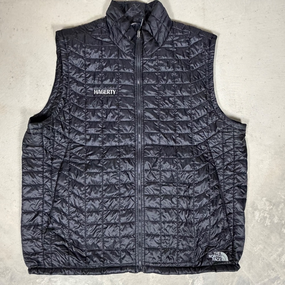 The North Face Mens Xxl Black Thermoball Eco Vest Hagerty Logo Nf0a3lhd